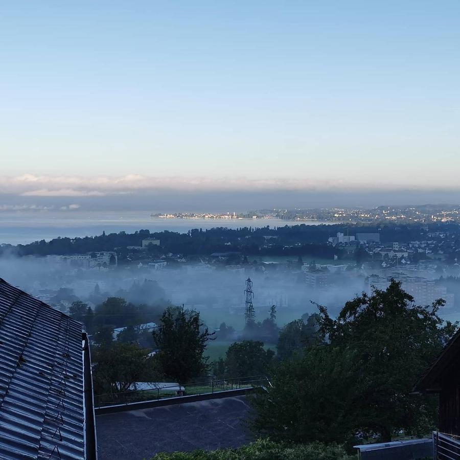 Bauernhaus Am Pfaenderhang Mit Seeblick Lochau Eksteriør bilde